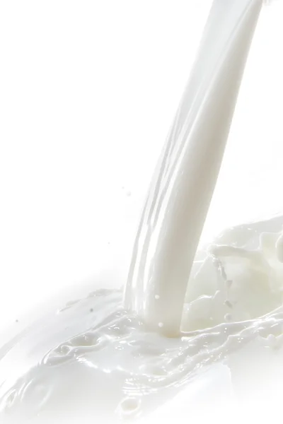 Spruzzi di latte — Foto Stock