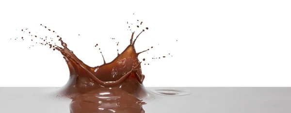 Salpicadura de chocolate — Foto de Stock
