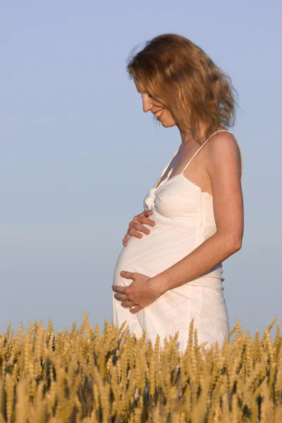 임신 한 여자 — 스톡 사진