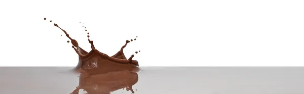 巧克力水花 — 图库照片