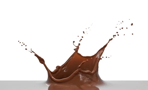 Шоколадный всплеск — стоковое фото