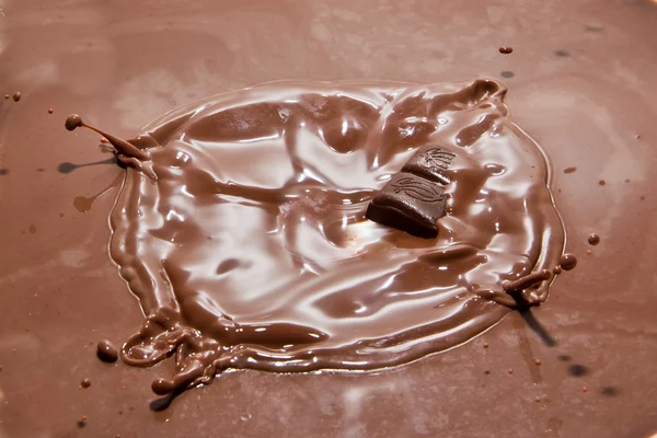 Suklaa roiske — kuvapankkivalokuva
