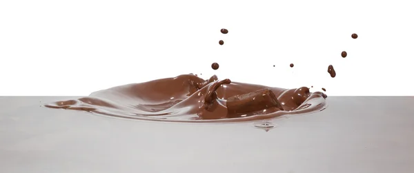 巧克力水花 — 图库照片