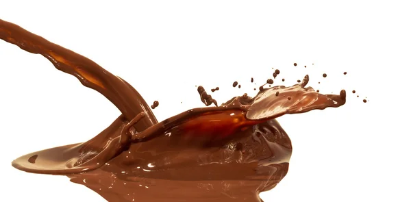 チョコレートスプラッシュ — ストック写真