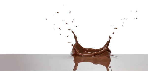 Csokoládé fröccsenés — Stock Fotó