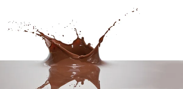 Шоколад сплеск — стокове фото