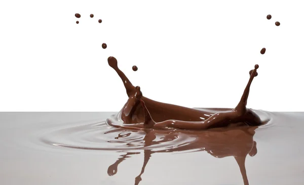 Salpicadura de chocolate —  Fotos de Stock