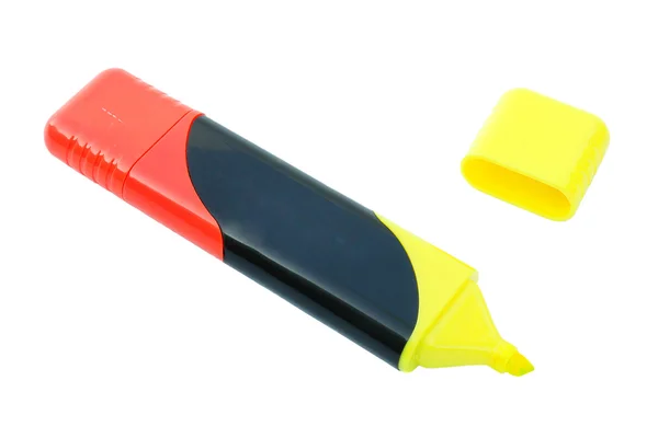 Marcatore rosso e giallo — Foto Stock