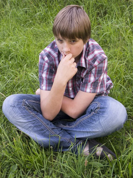 Portrait of teenage boy — Stock Photo, Image