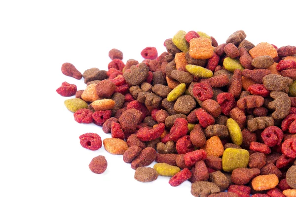 Kediler için renkli gıda — Stok fotoğraf