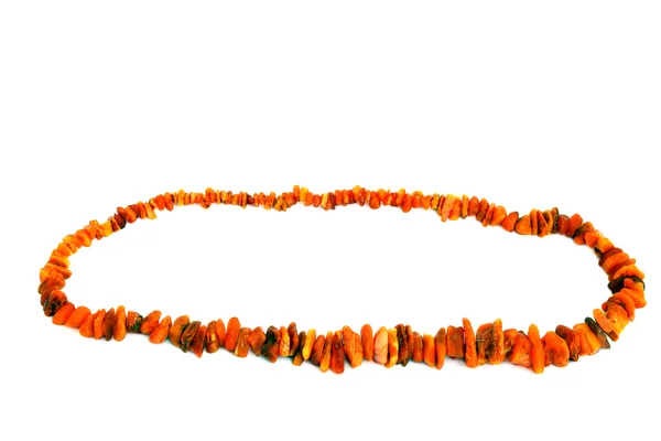 琥珀のネックレスbärnsten halsband — ストック写真