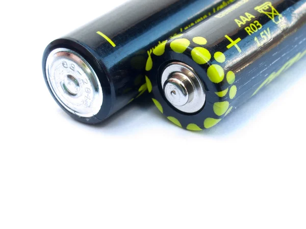 Два Aaa батарейки — стокове фото