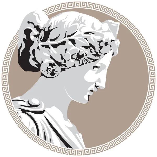 古代の女神 — ストックベクタ