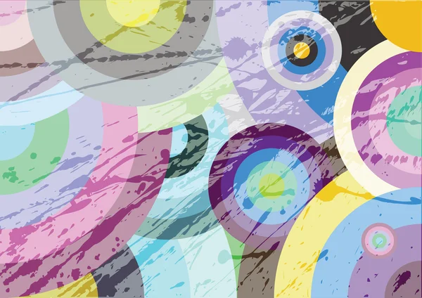 Multicolored circles — Stock Vector