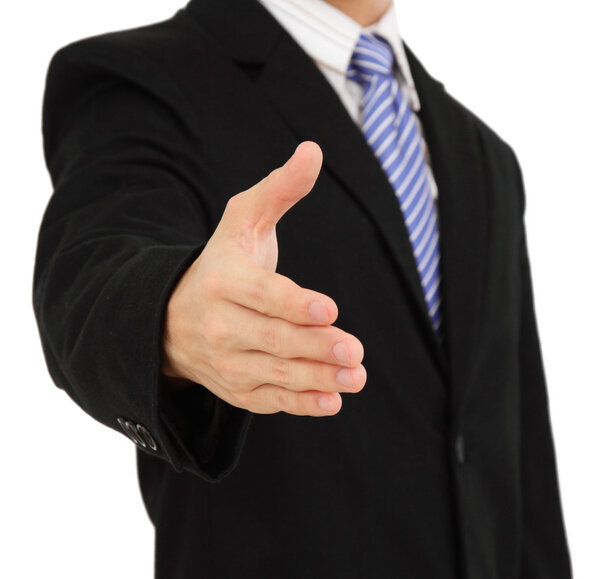 Предлагая рукопожатие
