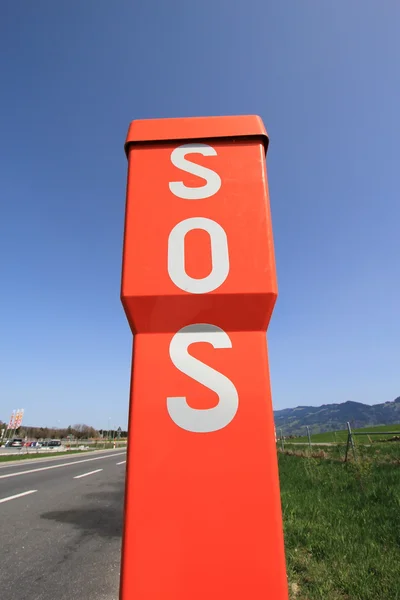 Señal SOS para conductores — Foto de Stock