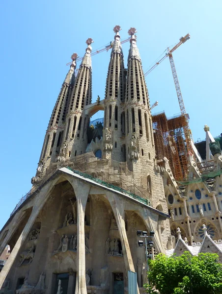 Sagrada familia church, Barcelona, Spain — Stock Photo, Image