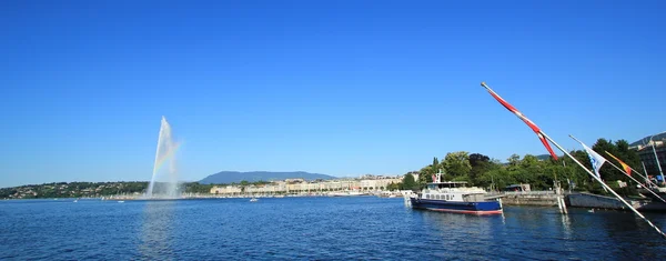Panorama i Genève, Schweiz — Stockfoto