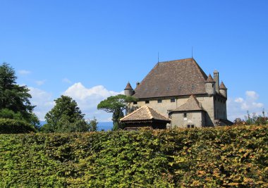 Yvoire castle, France clipart