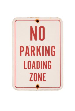 No parking sign clipart