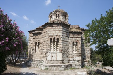 Kilise kutsal havarilerin, agora, Atina, Yunanistan.