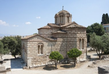 Kilise kutsal havarilerin, agora, Atina, Yunanistan.