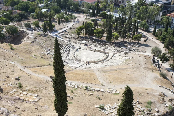 Театр Дионисия, Афины, Греция — стоковое фото