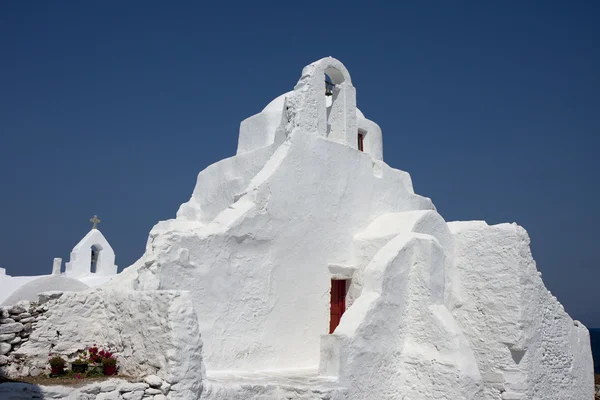 Igreja de Panagia Paraportiani, Mykonos, Grécia — Fotografia de Stock