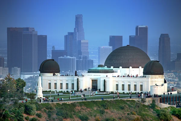 Обсерватория Гриффит в Лос-Анджелесе, Калифорния — стоковое фото