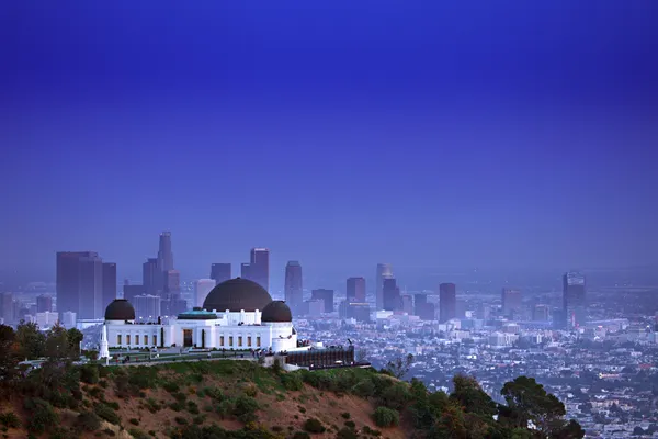 Ορόσημο griffith Παρατηρητήριο στο Λος Άντζελες, Καλιφόρνια — Φωτογραφία Αρχείου