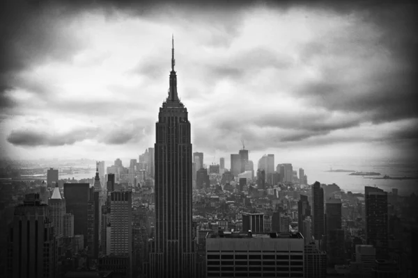 Miejski wieżowce panoramę Nowego Jorku — Zdjęcie stockowe