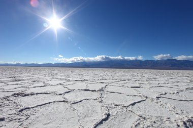 Beautiful Badwater Landscape in Death Valley California clipart