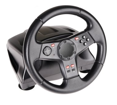 Gaming steering wheel clipart