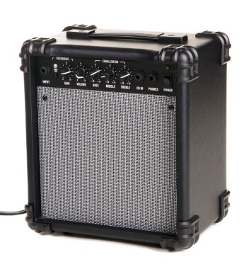 Electric guitar amplifier clipart