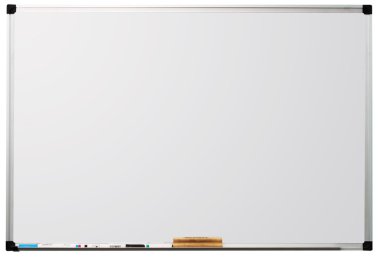 Whiteboard isolated on white background clipart