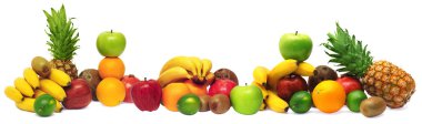 Group of fresh fruits