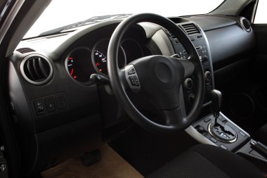 Interior of a car clipart