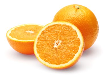 Neatly retouched orange clipart