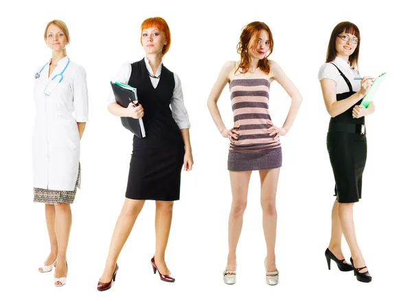 Diverse groep van jonge vrouwen — Stockfoto