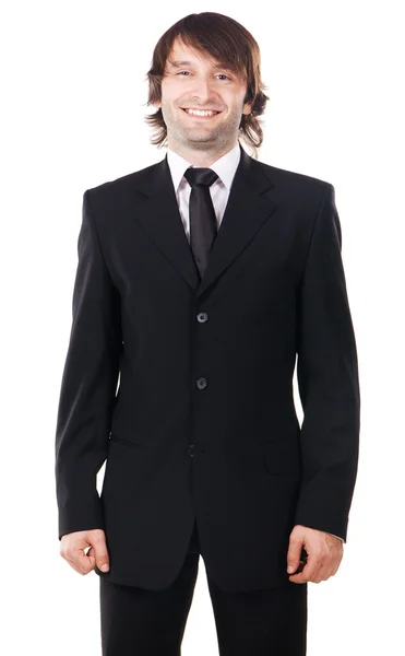 エレガントなスーツを着た若いハンサムな男 — ストック写真