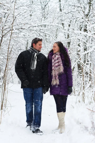 Winter romance — Stock Photo, Image