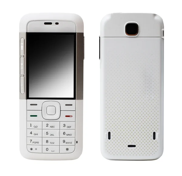 Cellulare bianco — Foto Stock