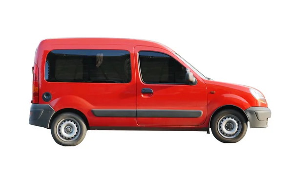 Araba kırmızı modern yüzü — Stok fotoğraf
