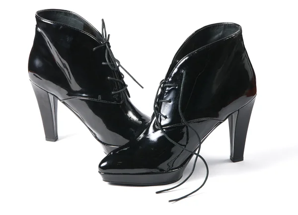 Nové moderní ženské boty — Stock fotografie