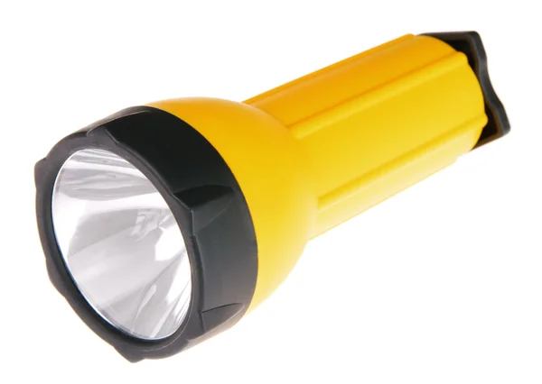 Sárga műanyag lámpa — Stock Fotó