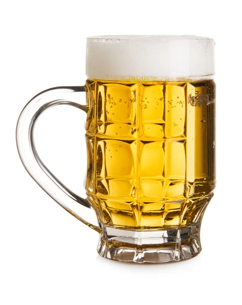 Полная кружка пива — стоковое фото