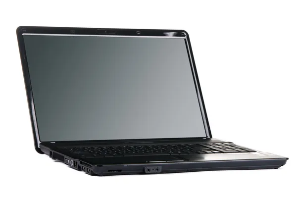 Laptop negru modern — Fotografie, imagine de stoc