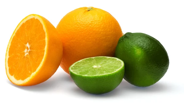 Orange and lime — Stock Photo, Image