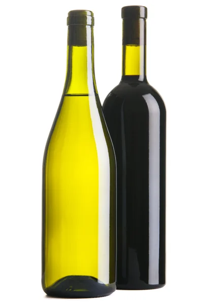 Two bottles of wine — Stock Photo, Image