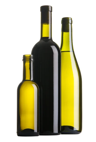 Three wine bottles — Stock Photo, Image